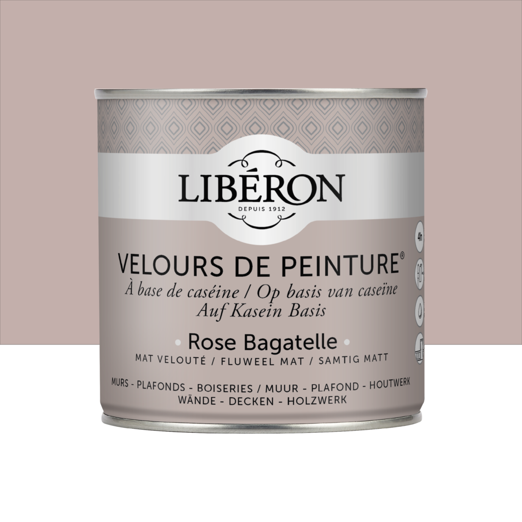 VELOURS DE PEINTURE Couleur Rose Bagatelle Liberon